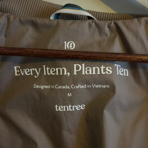 LIKE NEW - tentree Cloud Shell Bomber Jacket - Picture 6 of 6